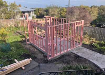 Timber framing going up for the new Bell Physiotherapy studio (photo 14)