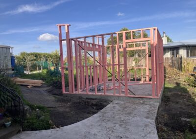 Timber framing going up for the new Bell Physiotherapy studio (photo 15)