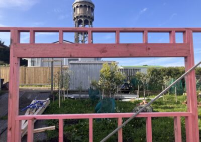 Timber framing going up for the new Bell Physiotherapy studio (photo 18)