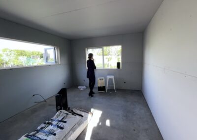 Interior lining and plastering inside the new Bell Physiotherapy studio (photo 26)