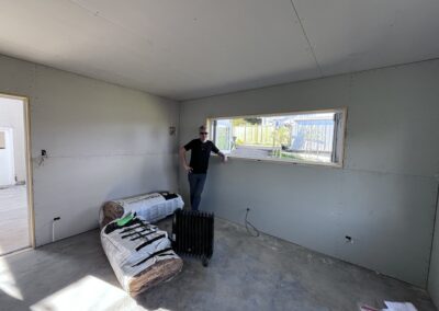 Interior lining and plastering inside the new Bell Physiotherapy studio (photo 28)