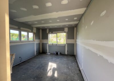 Interior lining and plastering inside the new Bell Physiotherapy studio (photo 30)