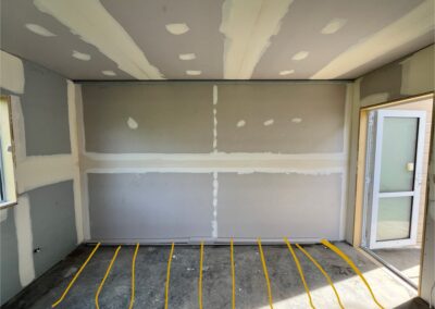 Interior lining and plastering inside the new Bell Physiotherapy studio (photo 32)
