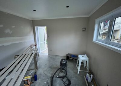 Interior lining and plastering inside the new Bell Physiotherapy studio (photo 37)