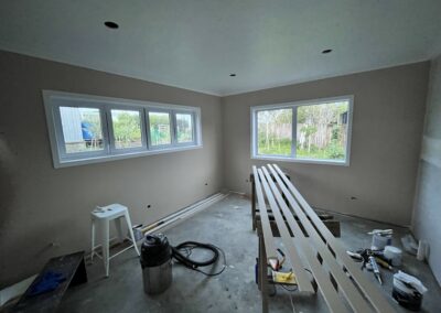 Interior lining and plastering inside the new Bell Physiotherapy studio (photo 38)