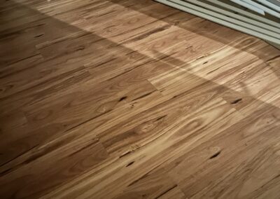 Timber flooring being laid in the new Bell Physiotherapy studio (photo 43)