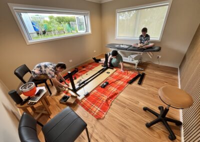 Fitting out the Bell Physiotherapy treatment room (photo 51)